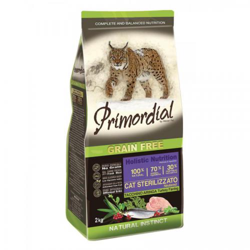 PRIMORDIAL Cat Sterilizzato Turkey & Herring 2 kg