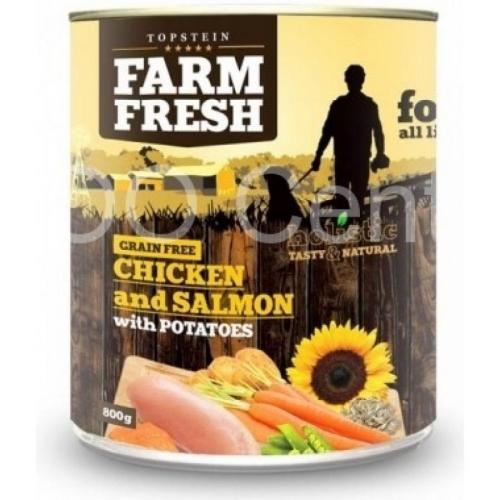 Farm Fresh Kuře a losos s brambory 800 g
